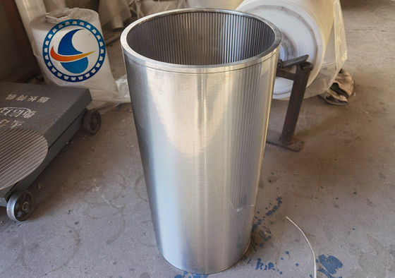 Polished Surface Stainless Steel 316L Johnson Wire Wrap Screen With Support Rod 2*3mm