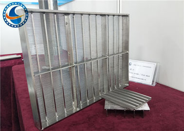 Heat Resistant Wedge Wire Screen Panels For Aquaculture / Food Industry