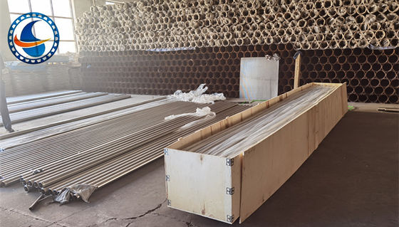 Oil Well AISI 316L Oil Sand Control Wire Wrapped Screen Pipe With 0.3mm Slot Size