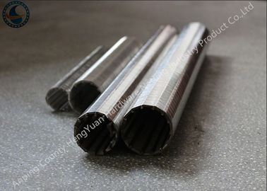 Slot Continuous Cylinder Wedge Wire Mesh Anti - Corrosion ISO9001-2008 Listed