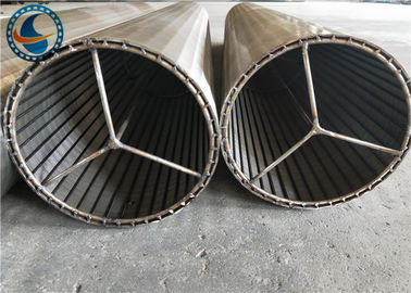 Slot Continuous Cylinder Wedge Wire Mesh Anti - Corrosion ISO9001-2008 Listed