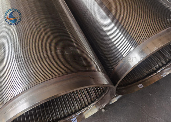 De roestvrije 316l-Pijp van het Schermjohnson type wraps slot filter van de Waterdraad