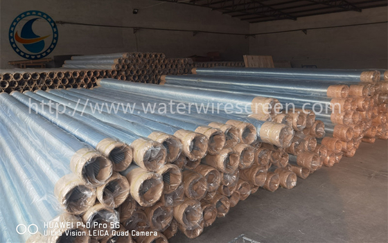 Niet Magnetisch Roestvrij staal Johnson Well Screen 273mm 0.25mm Groef het Openen