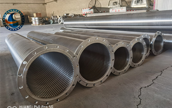 SS304 van het het Schermprofiel van de wigdraad het de Draadscherm OD 325mm voor Verticale Putten
