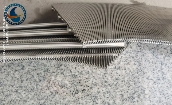 Ss304 Speciaal gevormd wigdraad-schermpaneel voor filtratiesystemen