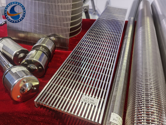 Ss 321 Johnson Wedge Wire Screen Flat voor Petrochemische Techniek
