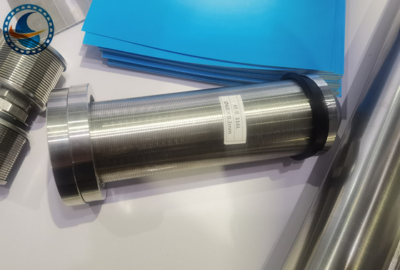Waterbehandelingsoplossing Wedge Draad schermpijp Lage temperatuur