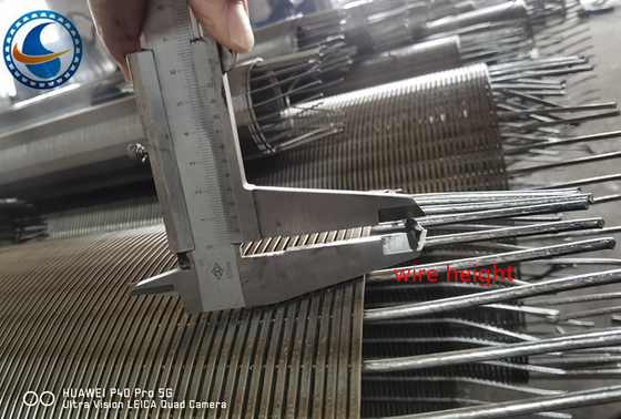 OD 273mm V draad Johnson draad scherm Niet-magnetisch roestvrij staal