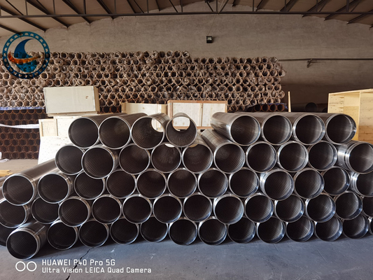SS304 Rod Based Johnson Type Well Screen 70 Bar Breukvastheid