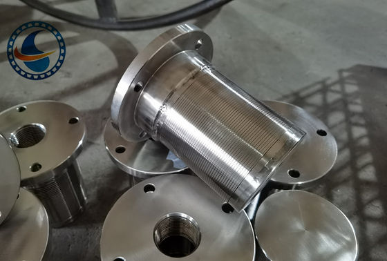 Eindverbinding roestvrij staal 304 wedge Vee draad scherm met Vee-vormige gat