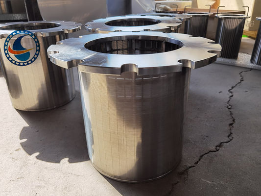 Corrosiebestendig 500 mm lengte duplex staal 2205 wedge draad scherm strainer buizen voor de olie- en gasindustrie