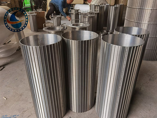Roestvrij staal 304 omgekeerde wig type schermbuis 600 mm lengte voor olie gas