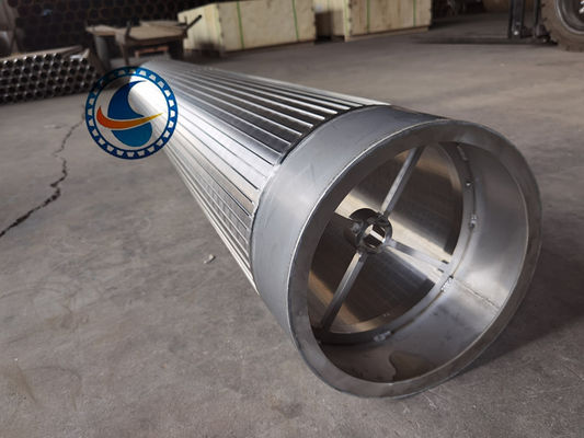 Roestvrij staal 316L Vee-vormige draad Wedge draad schermpijp