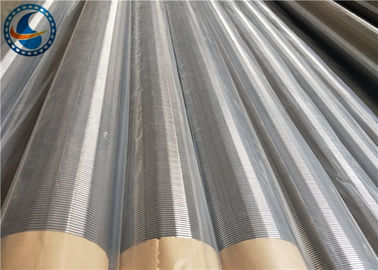 273mm het niet Magnetische de Draadscherm van Roestvrij staalvee shaped continuous slot water
