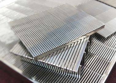 Johnson Slot Sieve Wedge Wire-het Schermcomités Plaatroestvrij staal voor Pulpfiltratie