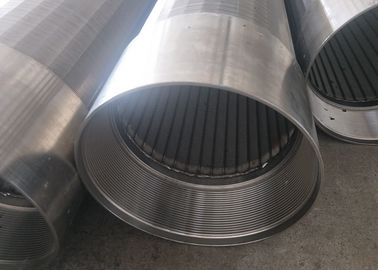 Sleuf 40 waterputschermbuis Ss304 V-vormige draad