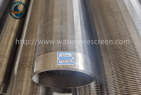 304 de Pijp van de roestvrij staalputfilter Corrosiebestendig voor Grootte 0.25mm van de Grondwatergroef