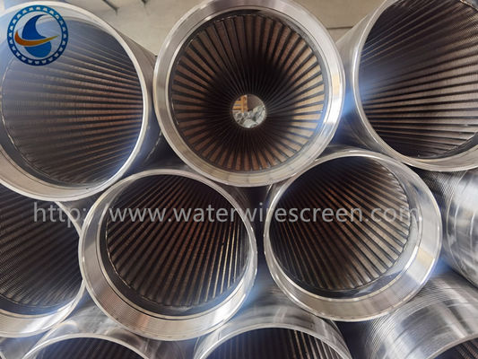SS304 Vee draad waterput scherm filter voor zandbestrijding
