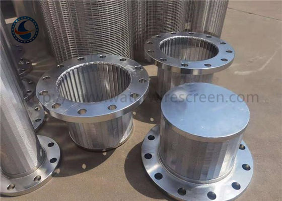 V de Filter 316L Johnson Wedge Wire Screens van de Draadomslag