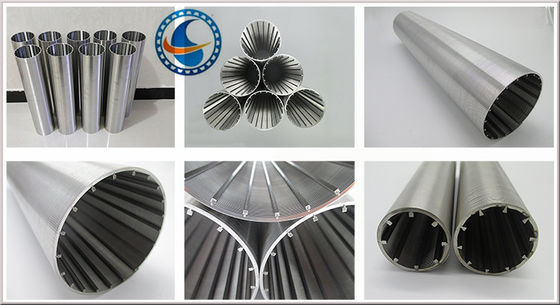 168mm Dia Continuous Slot Wedge Wire het Schermpijp voor Waterproces