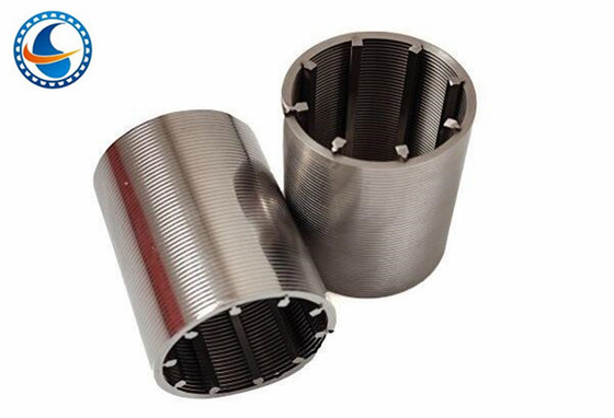 Groef 0.025mm de Draad Verpakte Cilinder van de Pijp Ononderbroken Groef