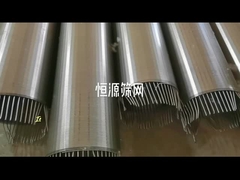 van het de putzand van het roestvrij staalwater de pijp van het de controlescherm voor filter