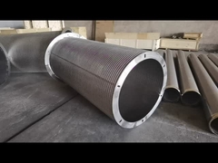 SS 304 profiel omgekeerde wig Vee-draad scherm buizen