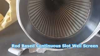 SS304 OD 14 "356 mm staafgebaseerd continu sleufputscherm