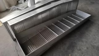 SS316L VEE-draadflatscreen voor mechanische filtratie