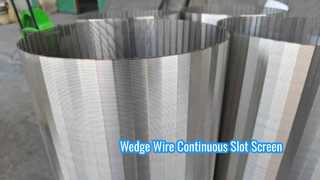 Sleuf 20 Wigdraad Doorlopend sleufscherm