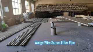 SS316L OD 2-3/8 "Wedge Wire Screen Filterpijp