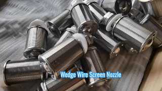 SS316L wigdraadzeefmondstuk voor harsfiltratie