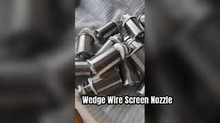 SS316L gleuf 0,25 mm wigdraadschermmondstuk met PTFE-pakking